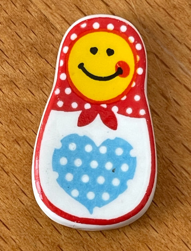 Fève poupée russe - fève, smiley