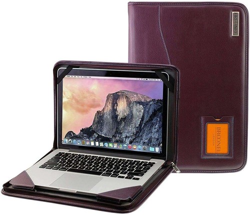 Broonel purple leather contour - purple,