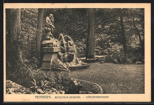 Meiningen monument bechstein - meiningen,,