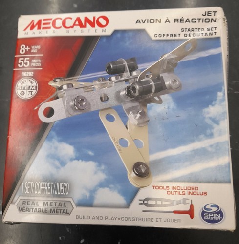 Meccano starter set - jet, 55