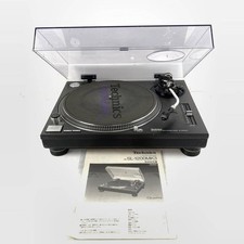 Technics sl-1200MK3 Black with SHURE M44G Cartridge Tested and Working