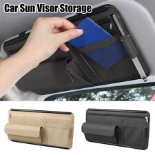 1x Car Truck Sunshade Visor Storage Bag Card Phone Holder Organizer Accessories 