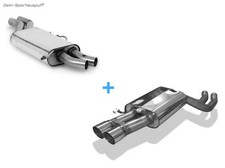 Système Complet Fox Audi 100, S4, A6 Et S6 Quattro Type C4 2x76mm Biseauté