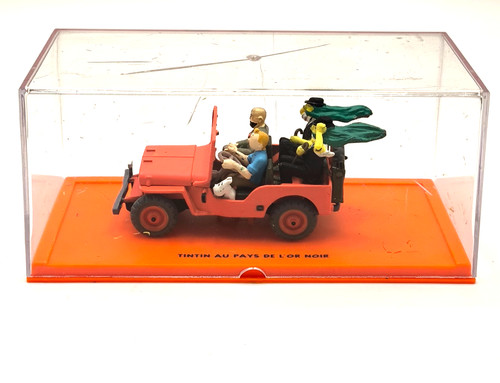 Jeep willys rouge tintin - rouge,