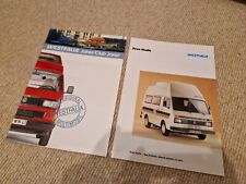 2x brochure VW bus/bulli T3 Westfalia club Joker LT Sven Hedin