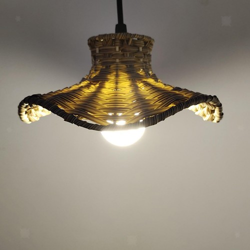 Abat jour rotin suspendu - abat-jour, en
