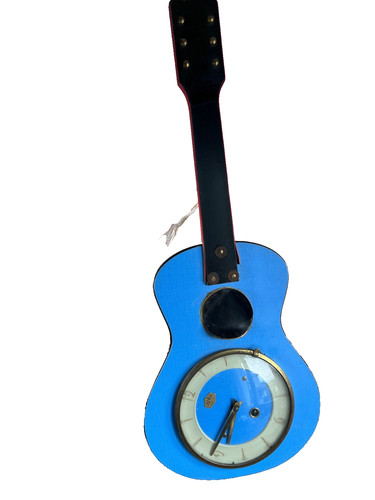 Horloge murale vintage guitare - murale,