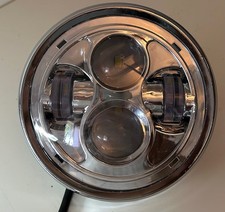 Phare LED à chromé pour moto