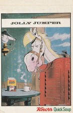 autocollant Lucky Luke Jolly Jumper Knorr Morris