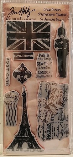 Rubber cling stamp set tim - rubber,