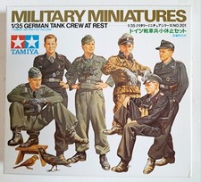 TAMIYA N° 35201 1:35 GERMAN TANK CREW (6 FIGURES) AT REST
