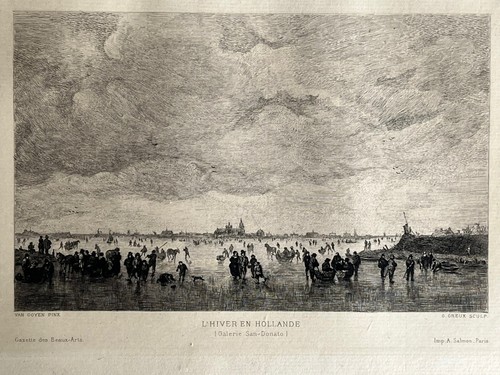 Van goyen gravure eau forte - goyen,