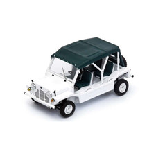 MINI MOKE 1964 WHITE 1:43 Schuco Auto Stradali Nouveau modèle