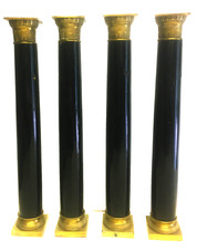 Lot de colonnes de pendule