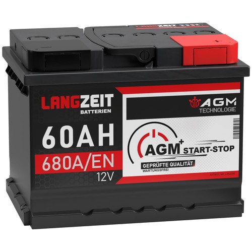 Batterie agm 60ah 12v 680a - batterie,