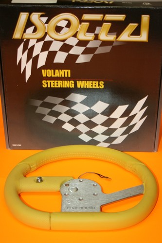 Volant sport isotta - cuir, jaune
