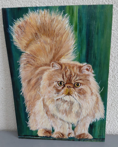 Peinture acrylique sur papier - sur,
