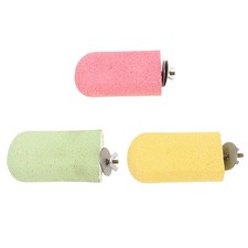 Lot de 3 perchoirs pour cage : perchoirs pour calopsittes, perruches