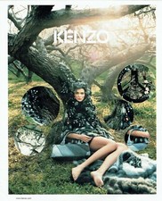 Publicité Advertising 059  2008 haute couture Kenzo  sac 