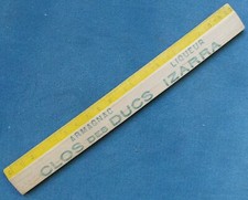 Ancienne règle en bois publicitaire  IZARRA  Double décimètre