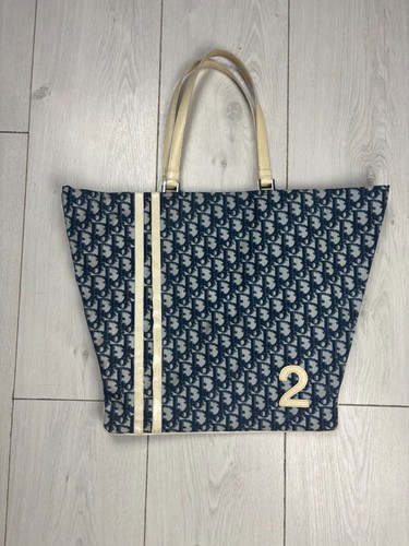 Sac main dior trotter bleu - sac, à