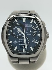 Citizen Attesa ATP53-2652 Eco-Drive Radio-Pilotée Gris SLV Solaire Montre Hommes