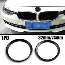 1pc Car Front Rear Logo Surrounding Ring Emblem Stylish For BMW 74mm / 82mm Hood