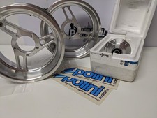 Nos Pocket Bike Italian wheels + polini hub goped minimoto 6.5" pmt tire grc 