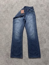 Levis 527 Jeans Men's 30x30 Dark Blue Low Rise Bootcut 100% Cotton Vintage Denim