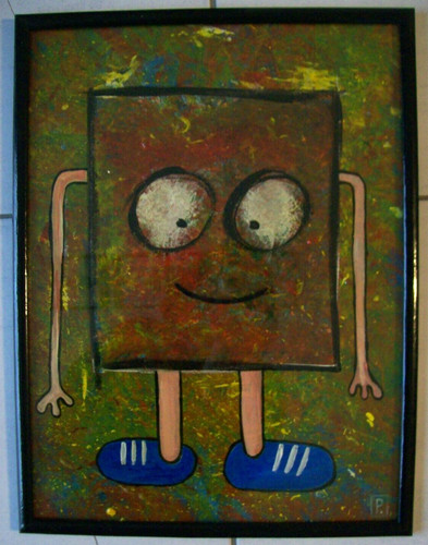 Tableau art contemporain - tableau,