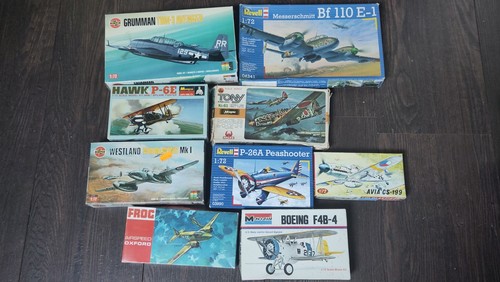 Lot maquettes avions - 9, d'avions