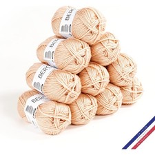 10 pelotes de laine - Peau -