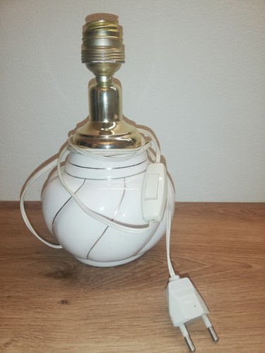 Pied lampe céramique blanc - pied,