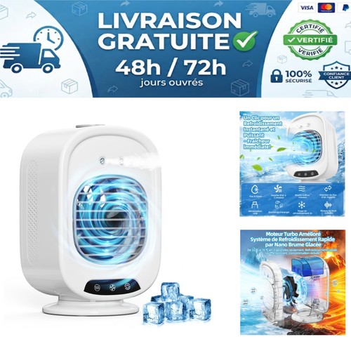Mini climatiseur portable en - 4,