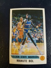 Manute Bol Golden State Warriors #25 1990 - 1991 Panini RARE ODDBALL