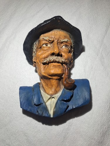 Buste mural homme bois - d'homme,