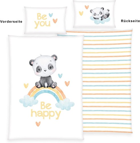 Linge lit bébé panda - lit,