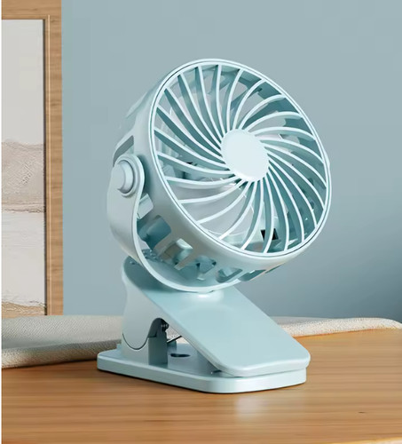 Mini ventilateur bleu - , portable