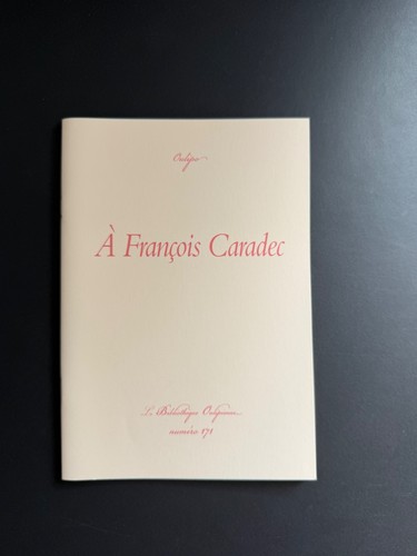 Oulipo à - oulipo,,