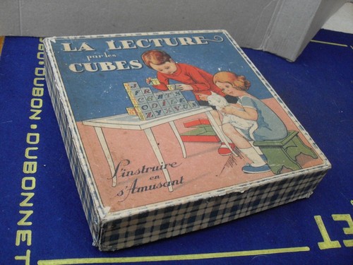 Boite cubes ancien - boite,