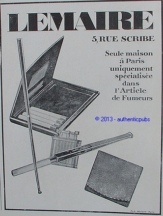 Publicite lemaire etui - etui, a