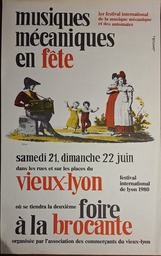 Affiche musique mécaniques - affiche, "