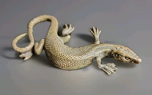 Belle salamandre bronze - salamandre,