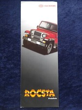 Kia Rocsta Price List 9.1994