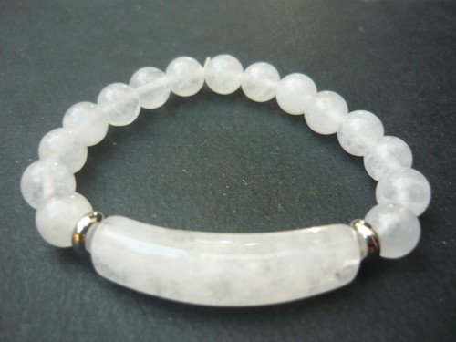 Bracelet perles quartz - bracelet, de