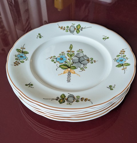 Grandes assiettes plates - , 6