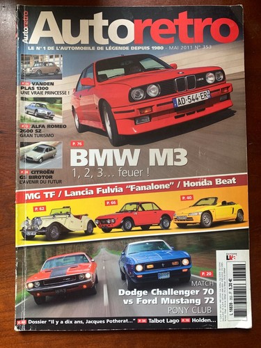 Auto rétro 353 bmw - bmw, m3