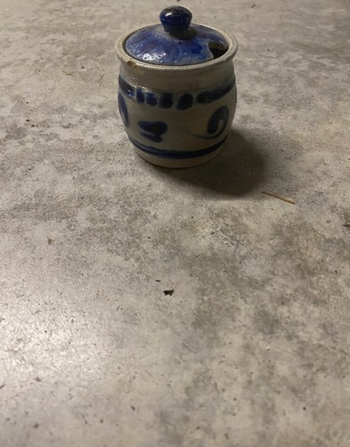 Petit pot moutarde - pot, ancien