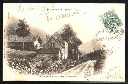 Cpa plancher les mines la - cpa,