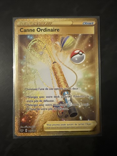 Carte pokémon gold canne - carte,